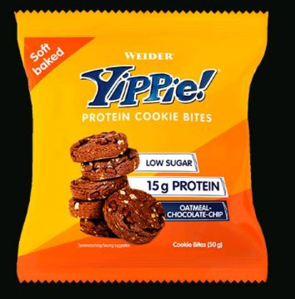 YIPPIE COOKIE BITES CHOCOLADE VANILLE 50 gr