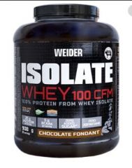 Kopen WEIDER ISOLAAT WHEY 100 CFM CHOCO FONDANT 908 g Door 56,70€