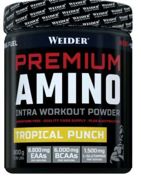 POUDRE AMINÉE PREMIUM TROPICALE 800 g - WEIDER