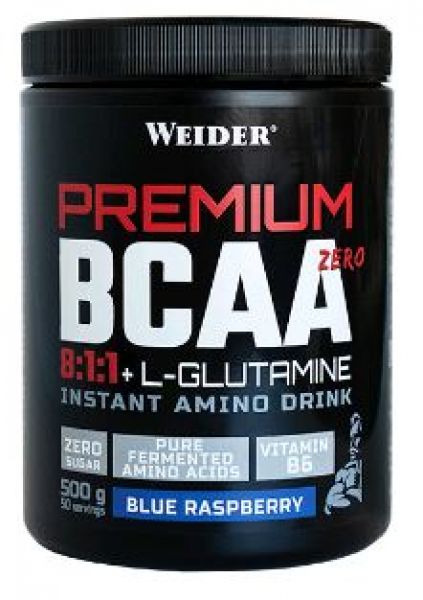 PREMIUM BCAA 8:1:1 + L-GLUTAMIN BLÅTT HALLON 50