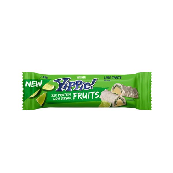 YIPPIE FRUITS BAR TARTE DE LIMÃO 45g - WEIDER