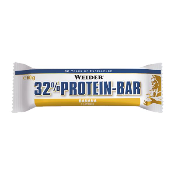 32% Barretta Proteica Banana 60 g - WEIDER