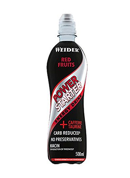 Power Starter Bebida Energética Frutas Vermelhas 500 ml