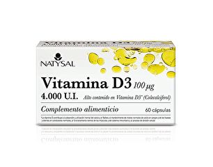 Acheter NATYSAL Vitamine D3 60 gélules Par 16,90€