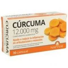 Buy NATYSAL CURCUMA + BIOPERINE (BLACK PEPPER) 30 Cap By 20,90€