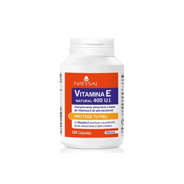 NATUURLIJKE VITAMINE E 400 IE 120 CAPS - NATYSAL