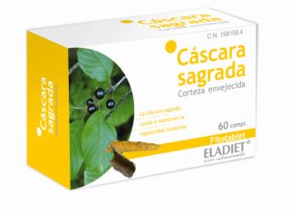 Comprar ELADIET Cáscara Sagrada 60 Comprimidos Por 8,19€