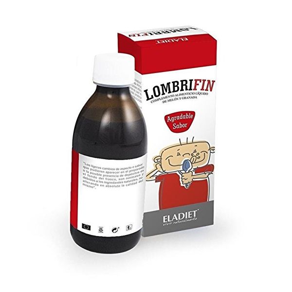 Lombrifin Xarop 250 ml. Elimina els cucs intestinals Img 2