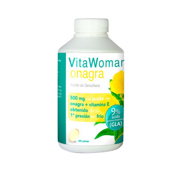 Aceite Onagra Vitawoman 450 Perlas - ELADIET