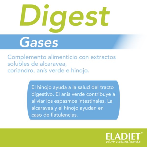 Digest Gases 60 Comprimidos - ELADIET Img 4