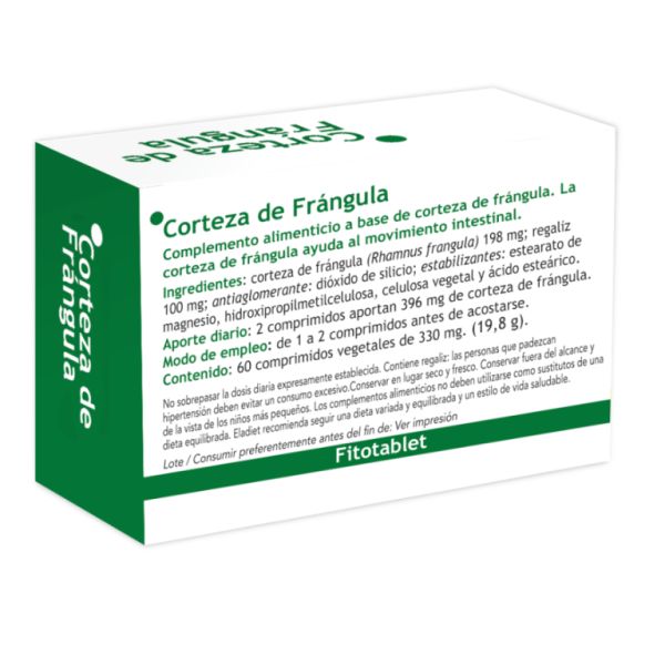 Écorce de Frangula Fitotablet 60 Comprimés Img 2