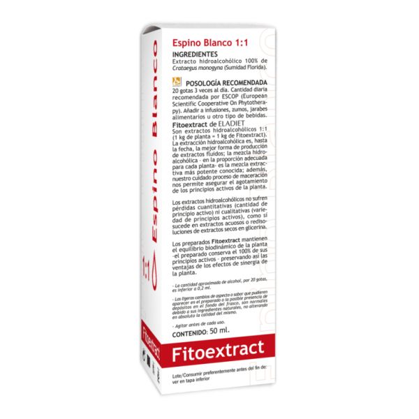 Aubépine Phytoextrait 50 ml - ELADIET Img 2