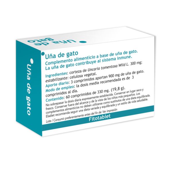 Fitotablet Griffe de Chat 60 Comprimés - ELADIET Img 2