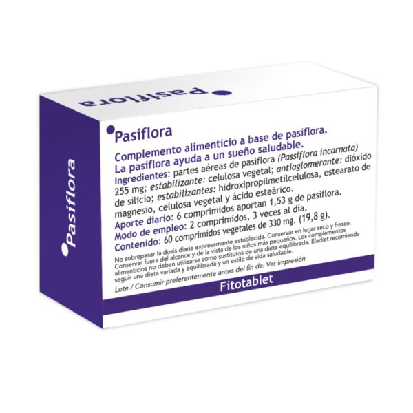 Fitotablet Pasiflora 330 mg 60 Comprimidos Img 2