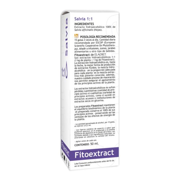 Fitoestratto di Salvia 50 ml - ELADIET Img 2