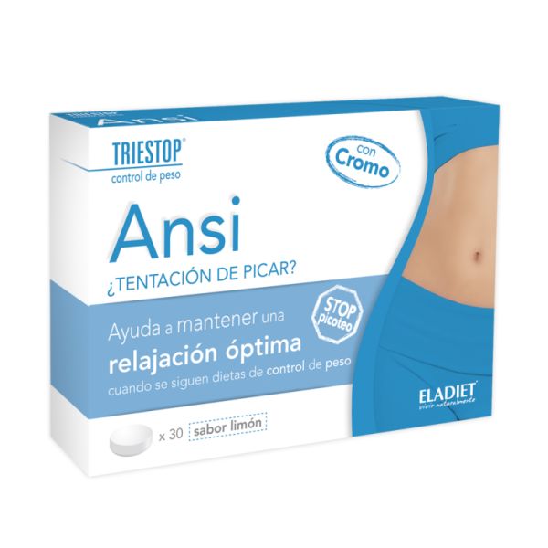 Triestop Ansi Zitrone mit Chrom 30 Tabletten