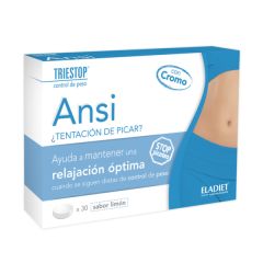 Kopen ELADIET Triestop Ansi Citroen met Chroom 30 Tabletten Door 14,06€