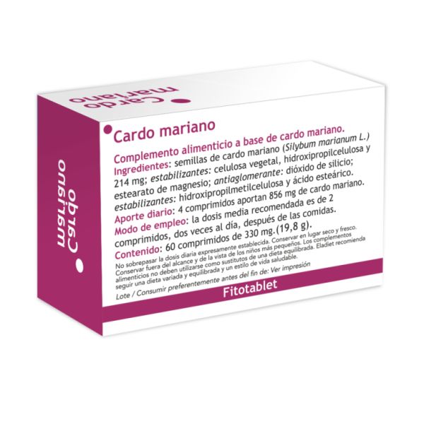 Mariadistel 60 tabletten - ELADIET Img 2