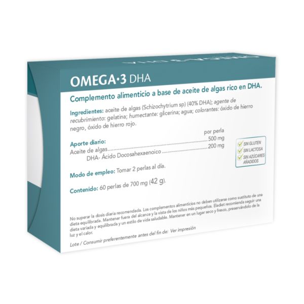 OMEGA 3 DHA 60 Parels - ELADIET Img 2