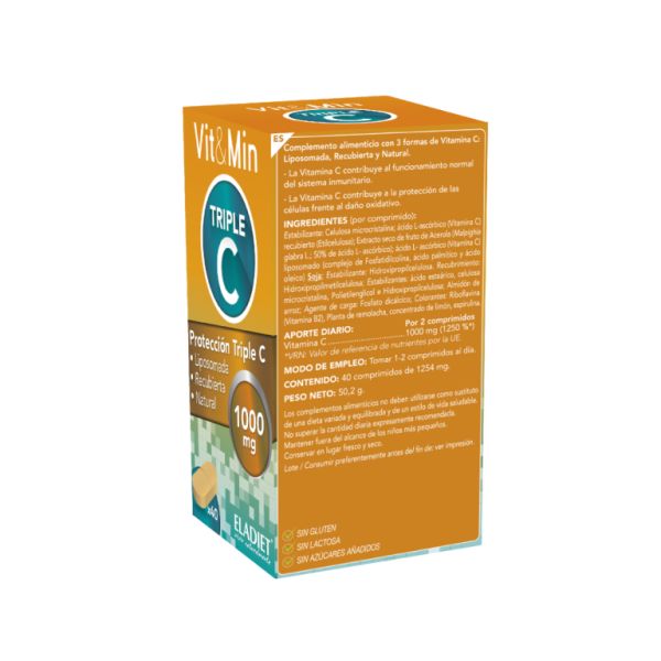 Vitamin C Vit Min 40 Tablets - ELADIET Img 2