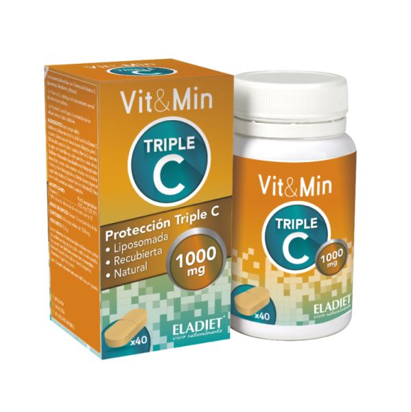 Vitamin C Vit Min 40 Tablets - ELADIET