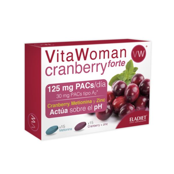 Vitawoman Cranberry Forte 30 comprimidos - ELADIET