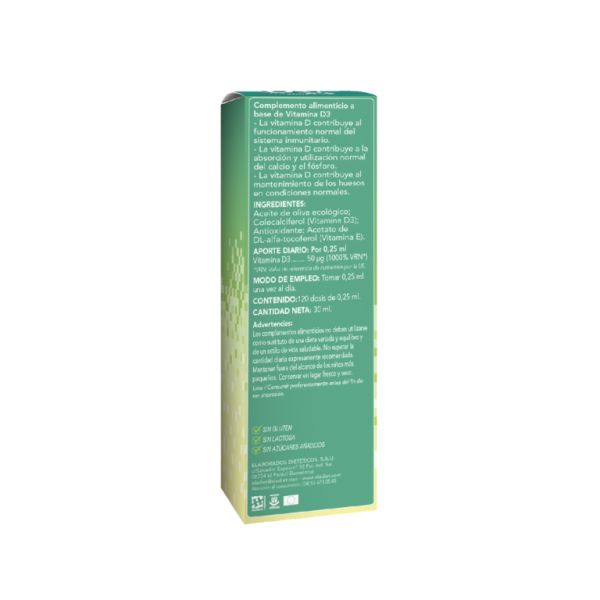 Vitamina D3 Gotes 30 ml - ELADIET Img 2