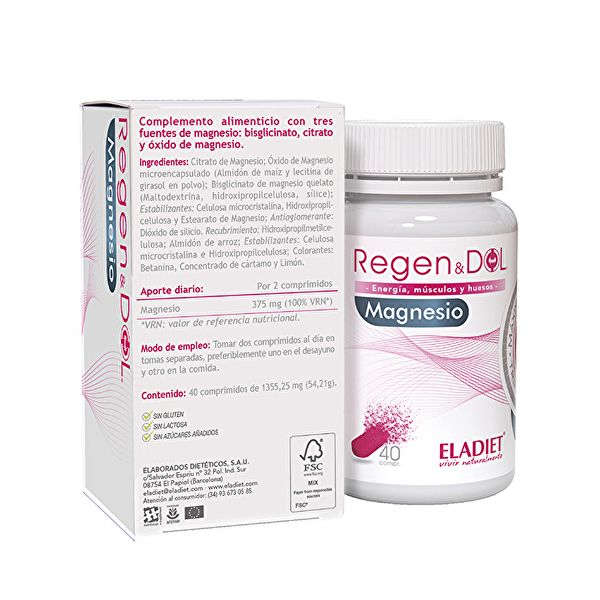 Regendol Magnesium 40 Tablets - ELADIET Img 2