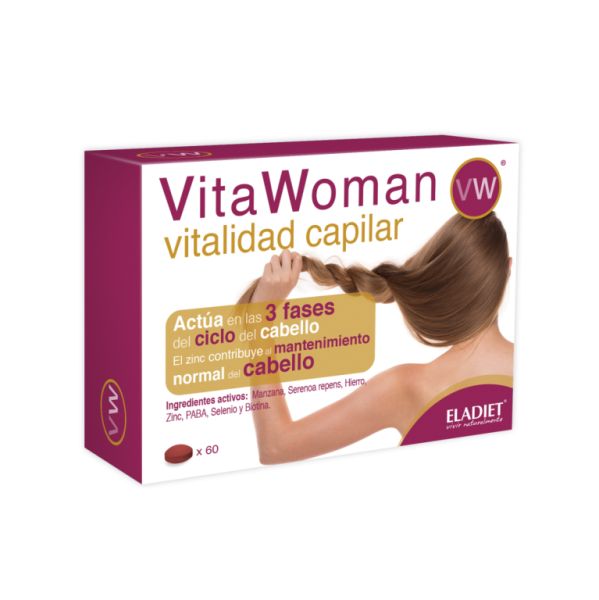 Vitawoman Haarvitaliteit 60 tabletten - ELADIET