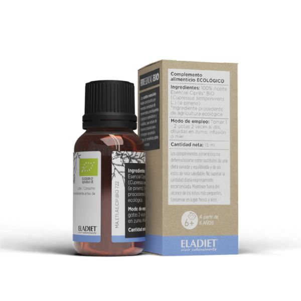 Olio essenziale di cipresso bio 15 ml - ELADIET Img 2