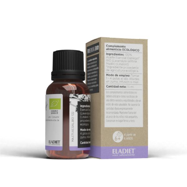 Organic Lavender Essential Oil 15ml - ELADIET Img 2