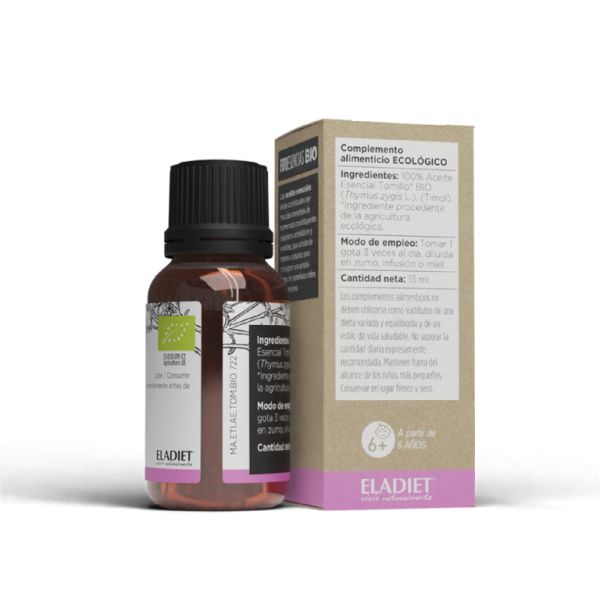 Biologische tijm etherische olie 15ml - ELADIET Img 2