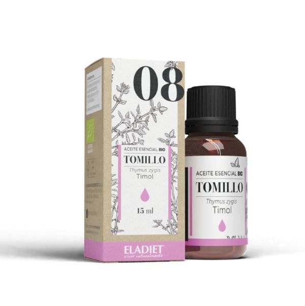 Organic Thyme Essential Oil 15ml - ELADIET