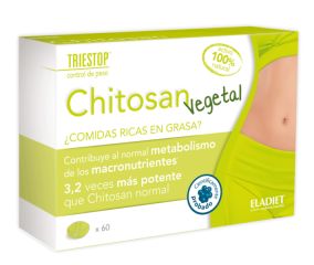 Buy ELADIET Vegetable Chitosan 60 Tablets By 21,50€