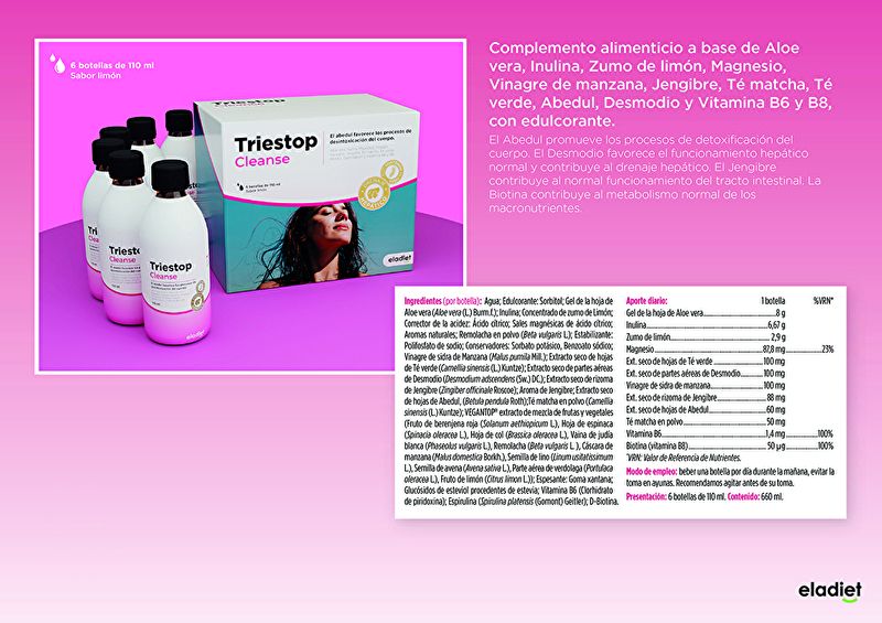 Triestop Cleanse 6 eenheden 110 ml - ELADIET Img 2