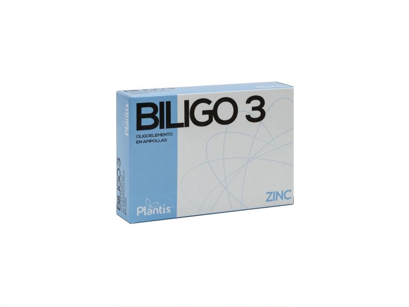 Biligo 3 Zinc 20 Ampollas x 2 ml - PLANTIS