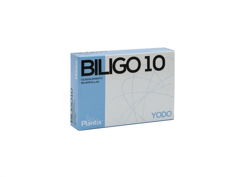 Biligo 10 Iode 20 Ampoules x 2 ml - PLANTIS