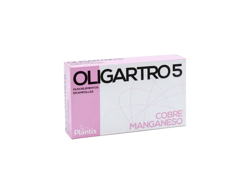 Oligartro 5 Mn-Cu 20 Ampolas x 5ml - PLANTIS