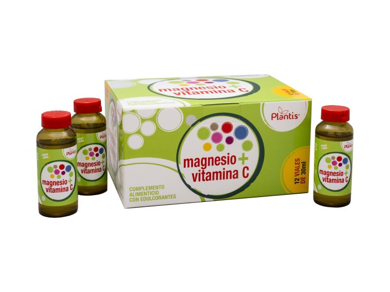 Magnesi i Vitamina C 12 Ampolles x 30 ml - PLANTIS