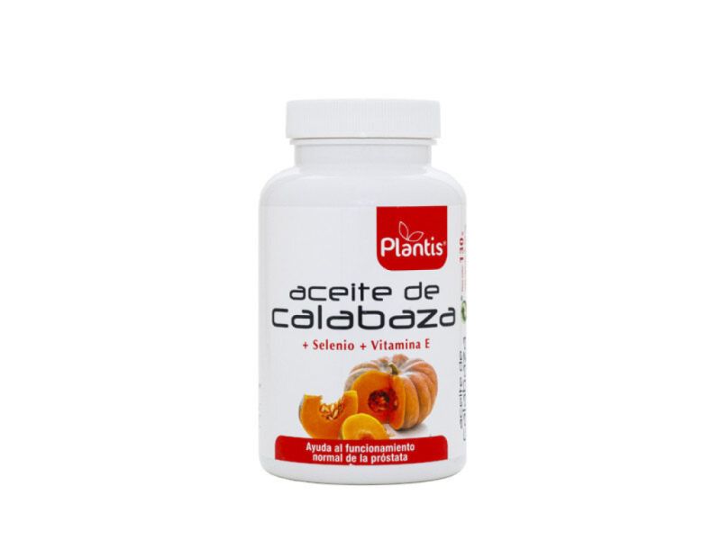 Aceite de Calabaza Selenio y Vitamina E 180 Cápsulas