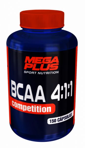 BCAA 4:1:1 Compétition 150 Gélules - MEGA PLUS