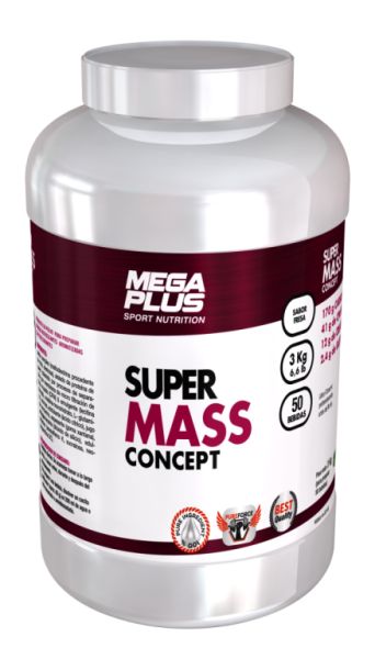 Super Mass Concept 3 kg Baunilha - MEGA PLUS