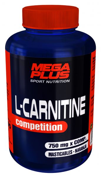 L-Carnitine à Croquer 50 Comprimés - MEGA PLUS