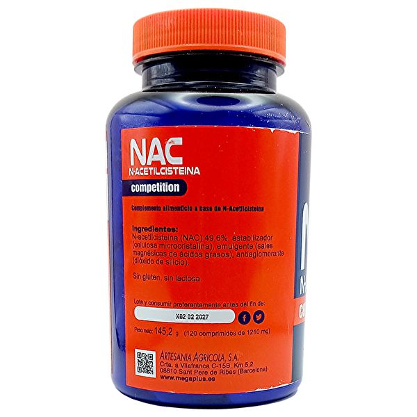 NAC N-Acétylcystéine Compétition 120 Comprimés Img 4