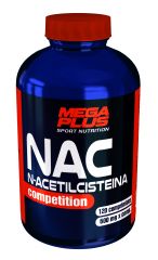 Comprar MEGA PLUS NAC N-Acetilcisteína Competition 120 Comprimidos Por 18,60€