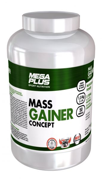 Mass Gainer Concept Baunilha 1,5 kg - MEGA PLUS