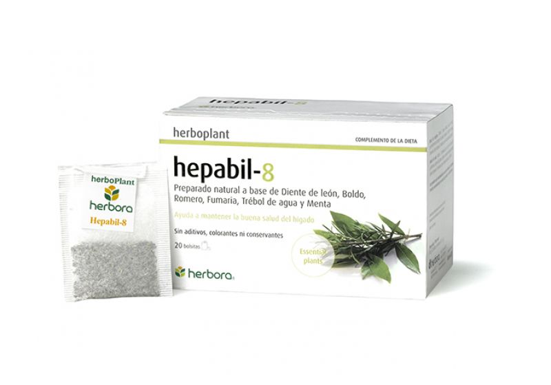 Filtros Hepabil 8 Herboplant 20 - HERBORA