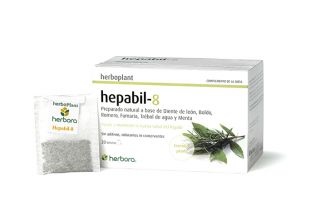 köpa HERBORA Hepabil 8 Herboplant 20 filter Förbi 4,45€