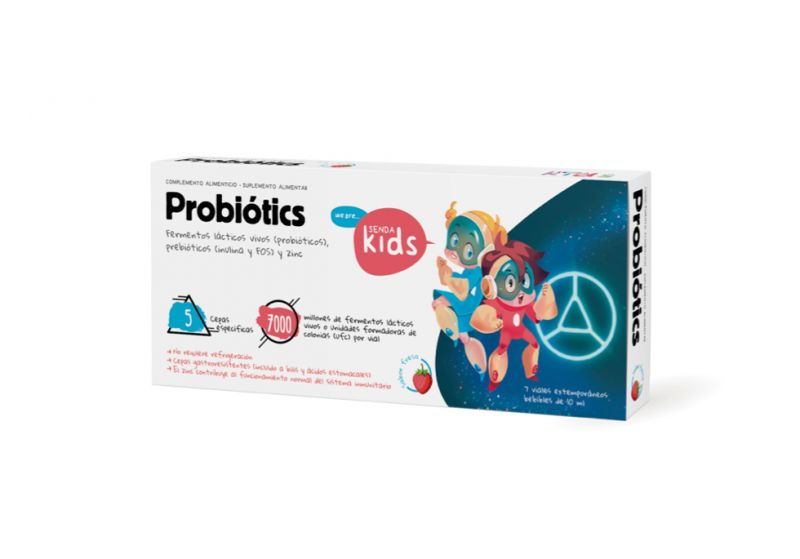 Probióticos Infantil 7 viales X 10 ml - HERBORA