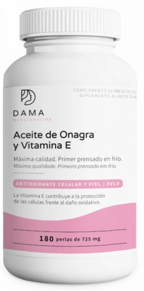 Aceite de Onagra y Vitamina E 180 perlas - HERBORA